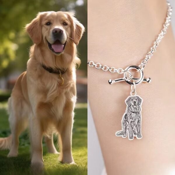 Personalized Custom Pet Portrait Cut Dog Shape