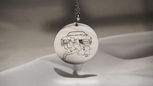 Custom necklace outline photo - Image 4