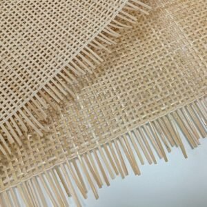 Natural Rattan Webbing Roll for Caning Projects, Woven Mesh Cane for Furniture, Chair, Cabinet, Ceiling