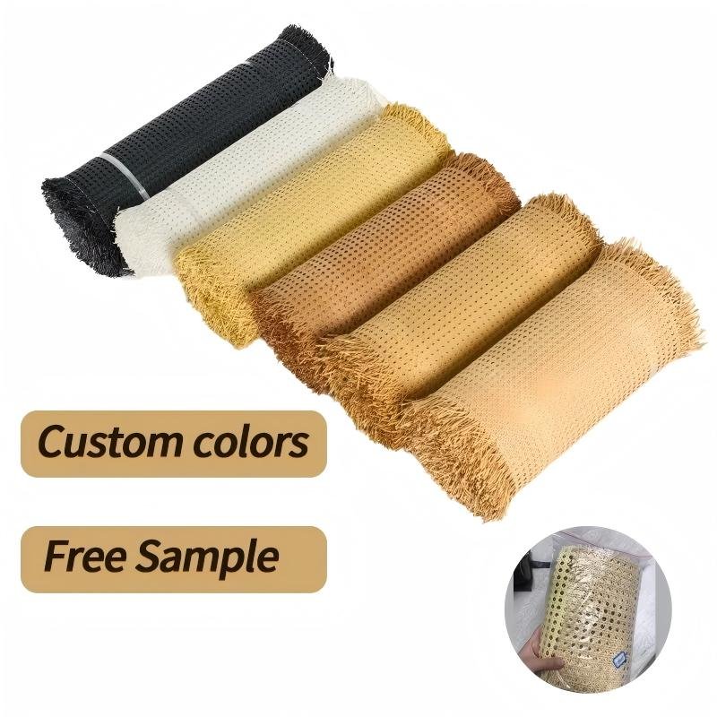 Plastic rattan roll